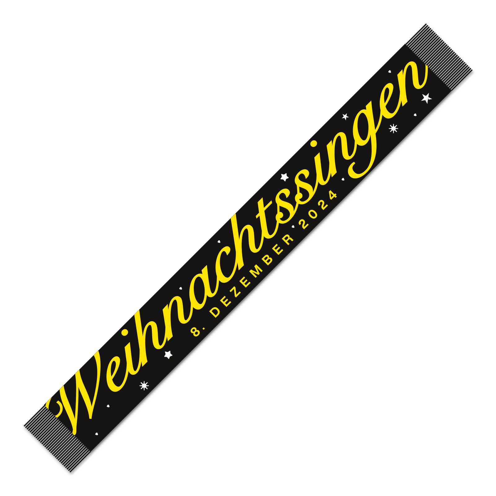 Vorderansicht des Schals.