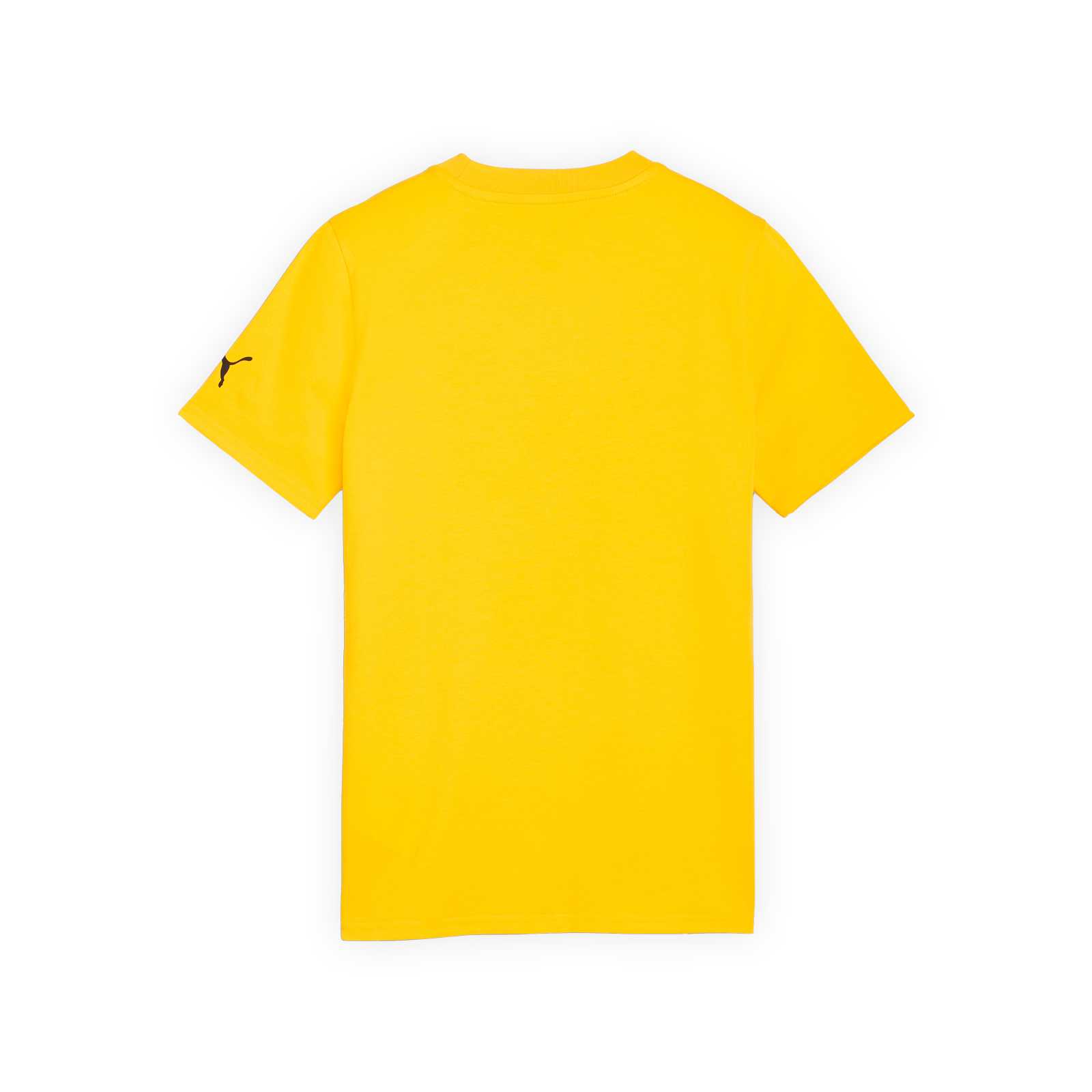 Rückansicht vom gelben T-Shirt.