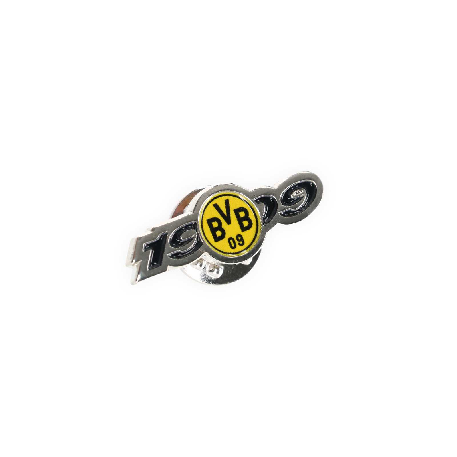 Vorderansicht des 1909-Pins mit BVB-Logo.