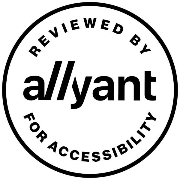 Reviewed by Allyant for Accessibility